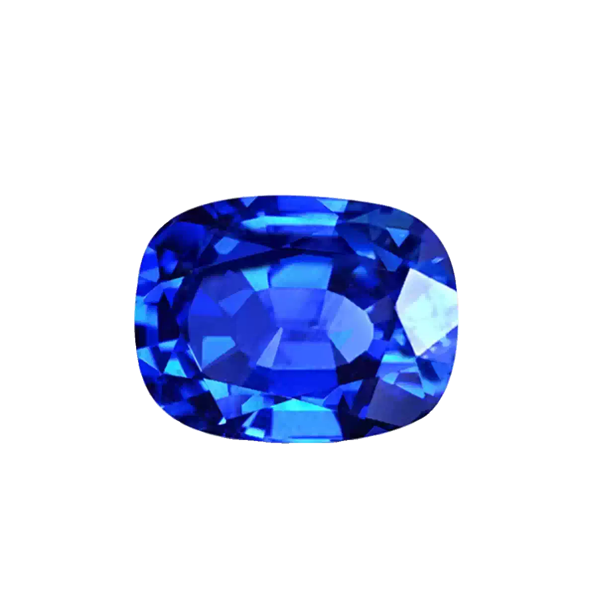 Royal Blue Lab-Grown Sapphire · Elongated Cushion · Czochralski