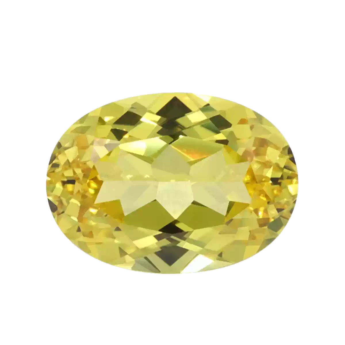 Canary Yellow Lab-Grown Sapphire · Oval · Czochralski