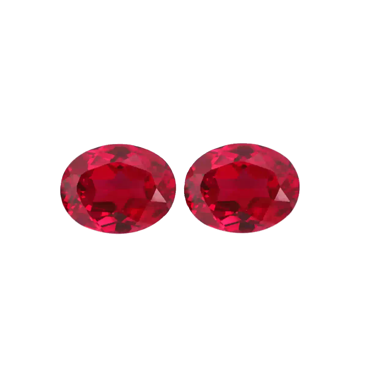 Pigeon Blood Lab-Grown Ruby · Oval · Czochralski